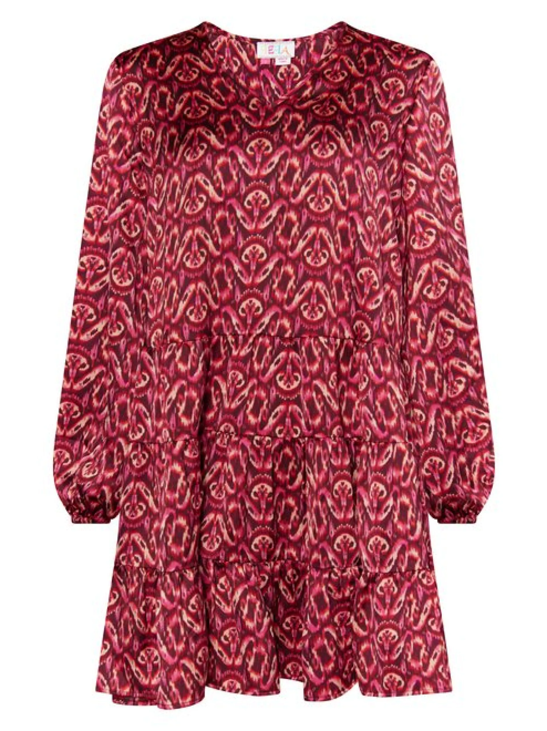IZIA Damen Kleid in mehrfarbig - Länge: mittel