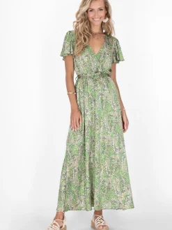 IZIA Damen Kleid in mehrfarbig - Länge: mittel