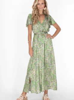 IZIA Damen Kleid in mehrfarbig - Länge: mittel