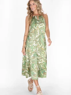 IZIA Damen Kleid in mehrfarbig - Länge: mittel