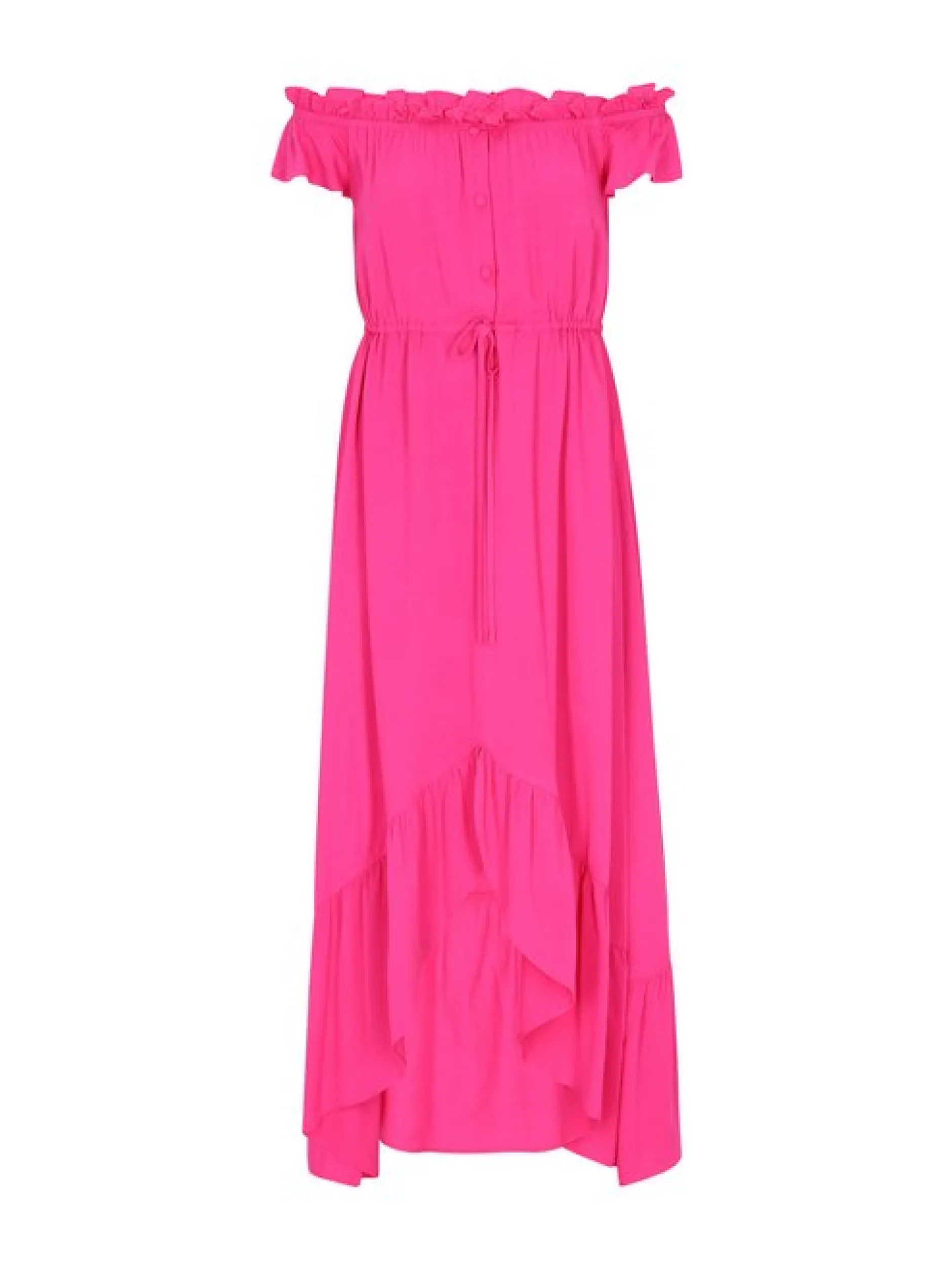 IZIA Damen Kleid in rosa - Länge: mittel