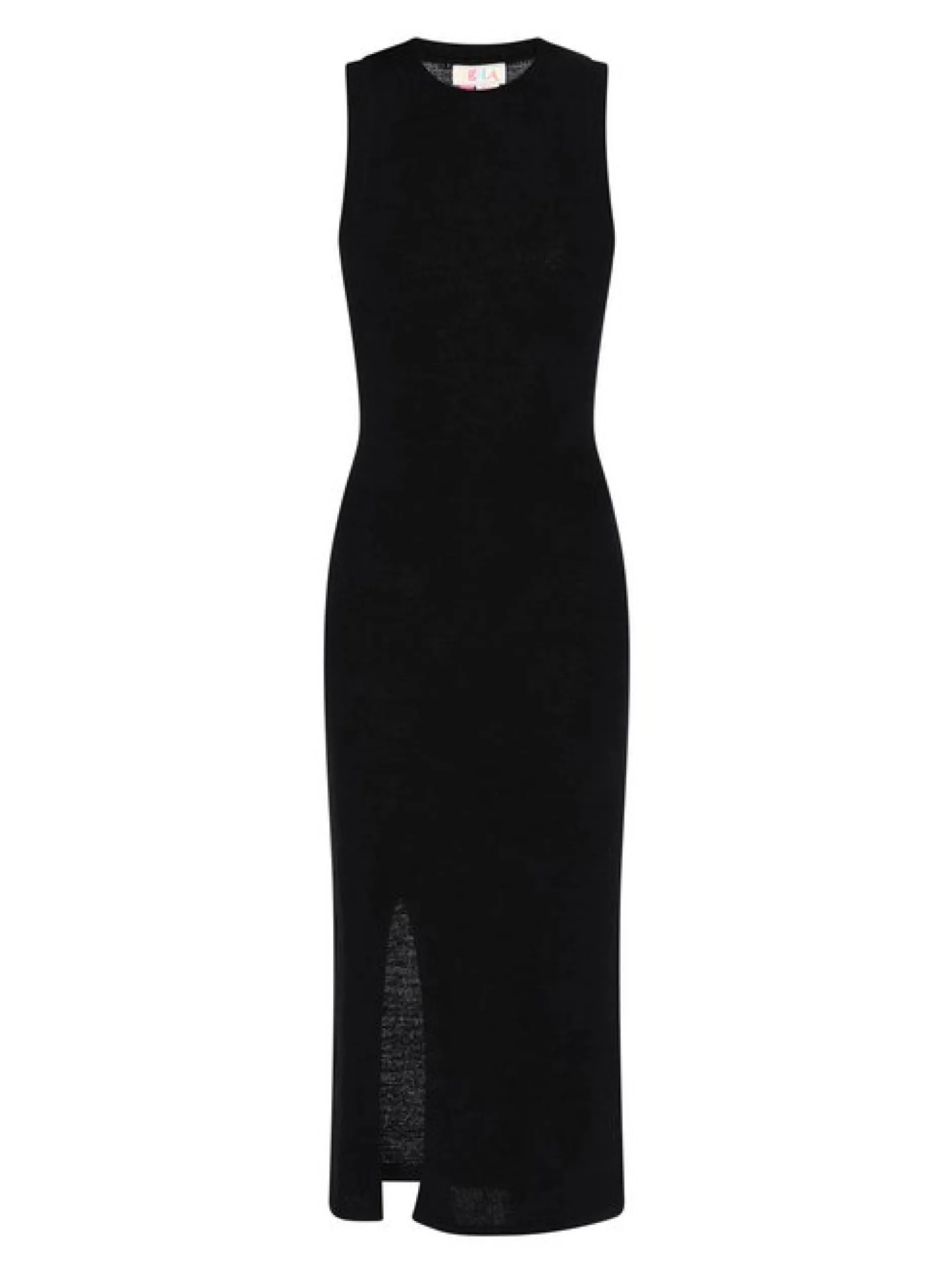 IZIA Damen Kleid in schwarz - Ausschnitt: Rundhals