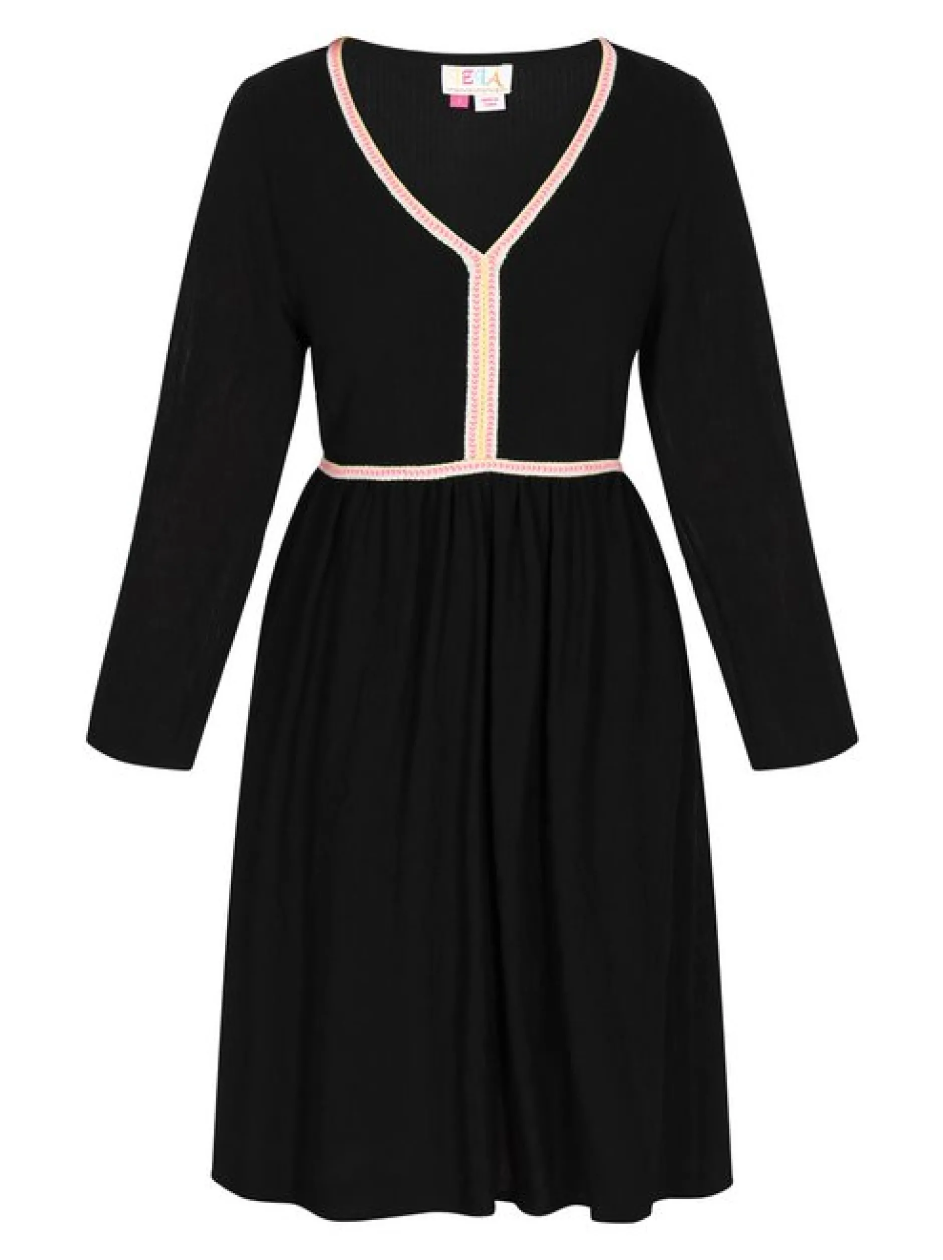 IZIA Damen Kleid in schwarz - Länge: mittel