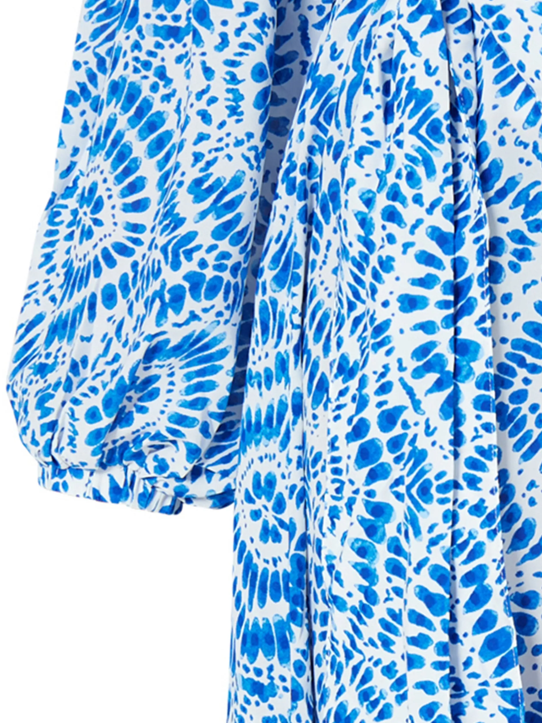 IZIA Damen Maxikleid mit Print in blau - Länge: mittel