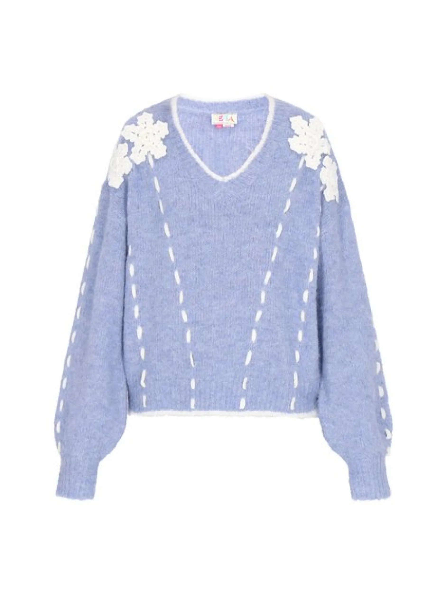 IZIA Damen Pullover in blau