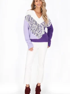 IZIA Damen Pullover in ecru
