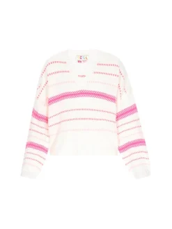 IZIA Damen Pullover in ecru