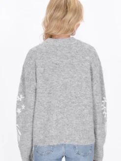 IZIA Damen Pullover in grau