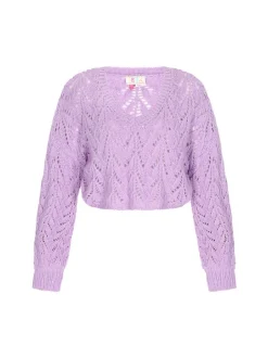 IZIA Damen Pullover in lila
