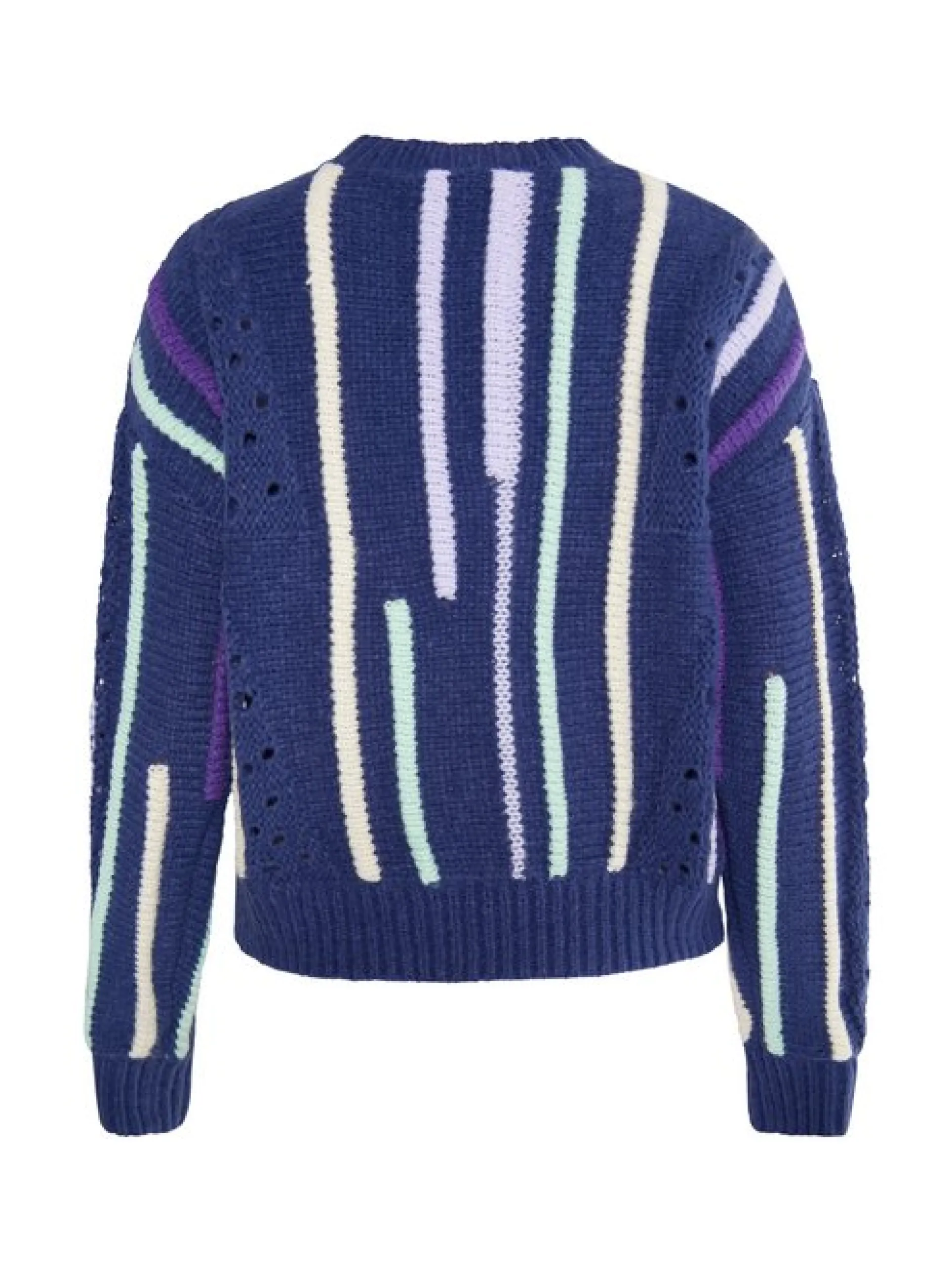IZIA Damen Pullover in marine - Ausschnitt: Rundhals