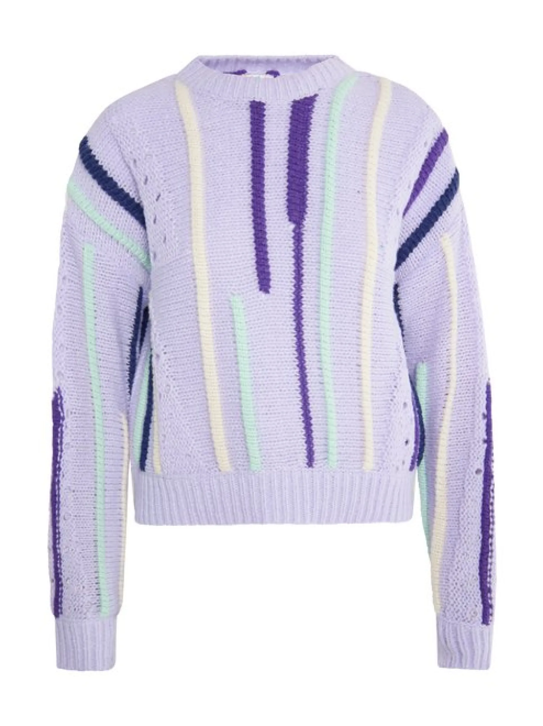 IZIA Damen Pullover in mehrfarbig - Ausschnitt: Rundhals