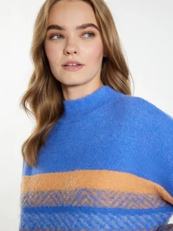 IZIA Damen Pullover in mehrfarbig - Ausschnitt: Rundhals