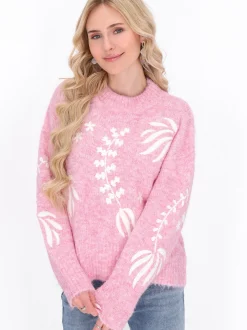 IZIA Damen Pullover in pink