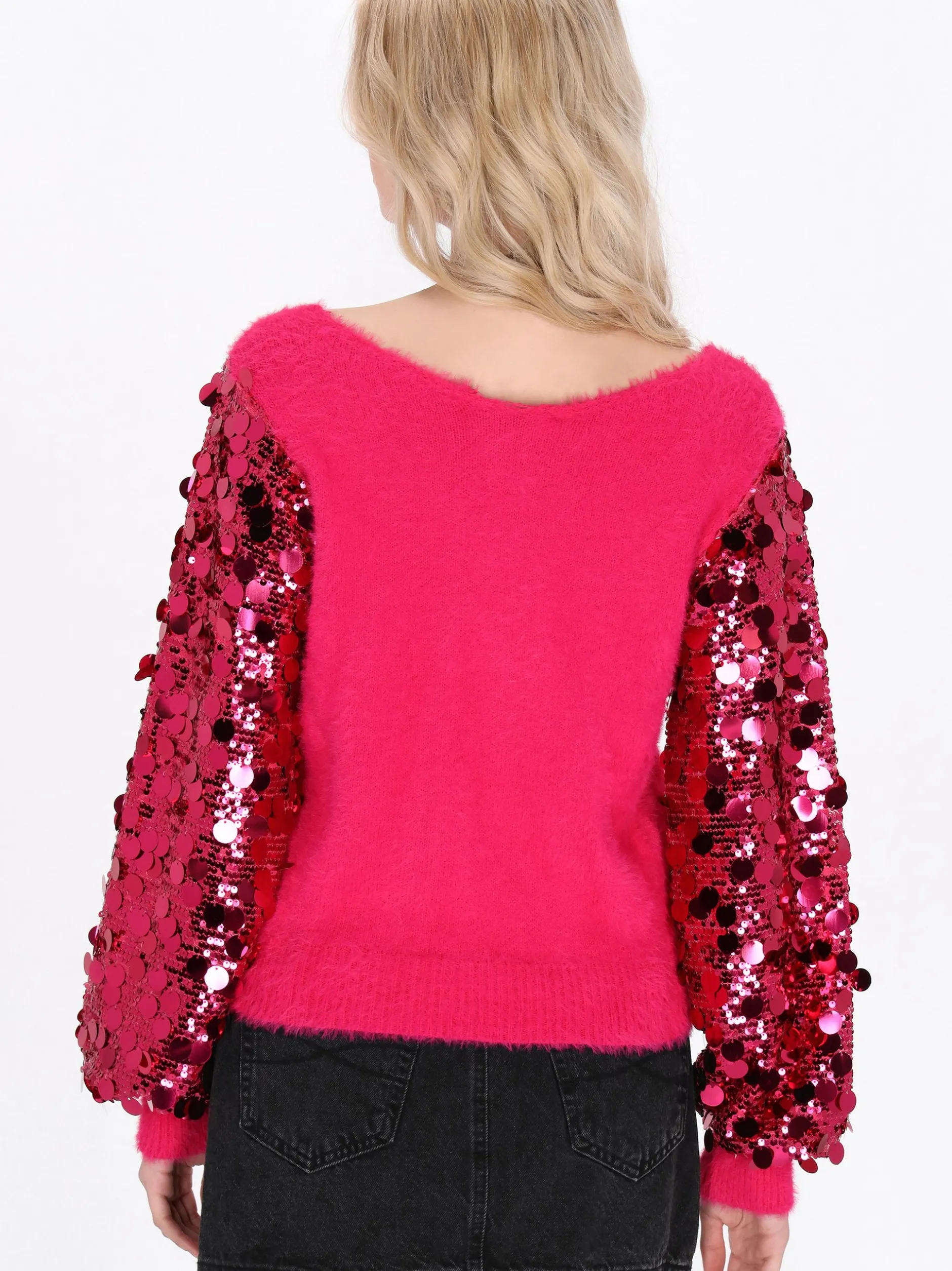 IZIA Damen Pullover in pink