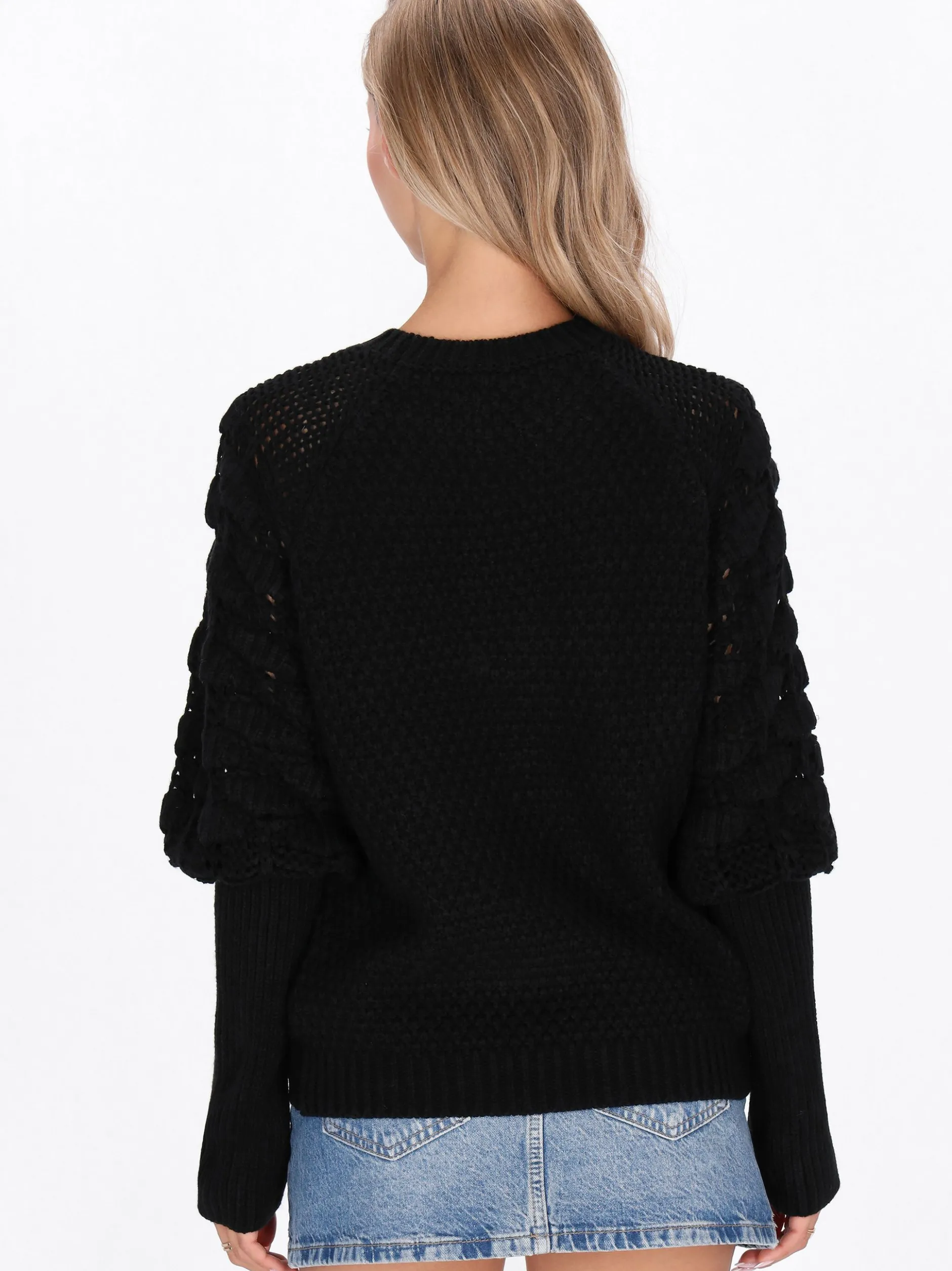 IZIA Damen Pullover in schwarz