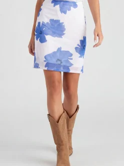 IZIA Damen Rock in blau