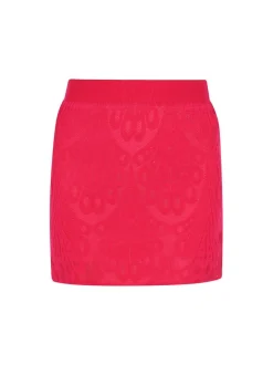 IZIA Damen Rock in fuchsia - Länge: kurz