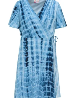 IZIA Damen Sommerkleid in blau - Länge: mittel