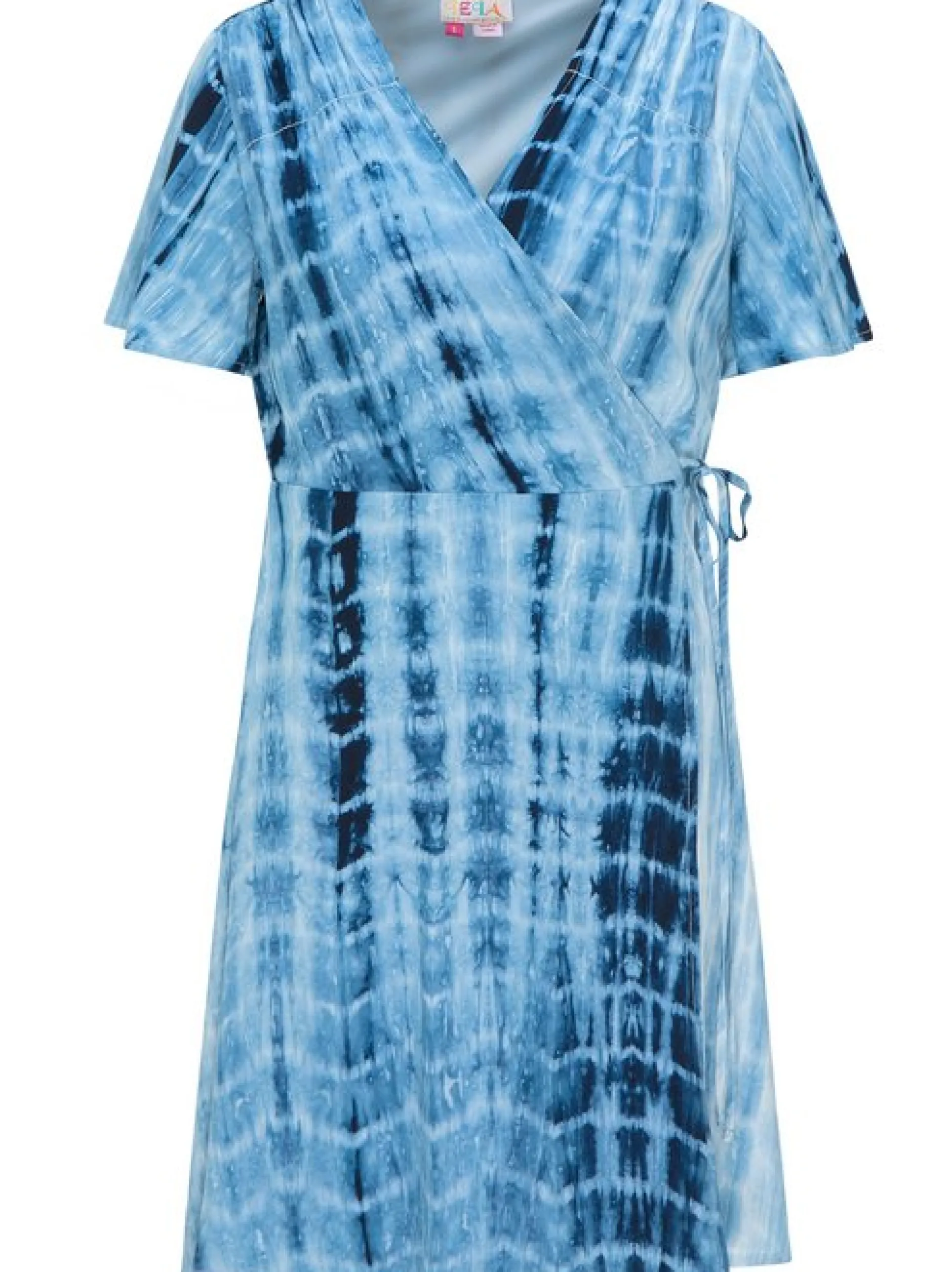 IZIA Damen Sommerkleid in blau - Länge: mittel