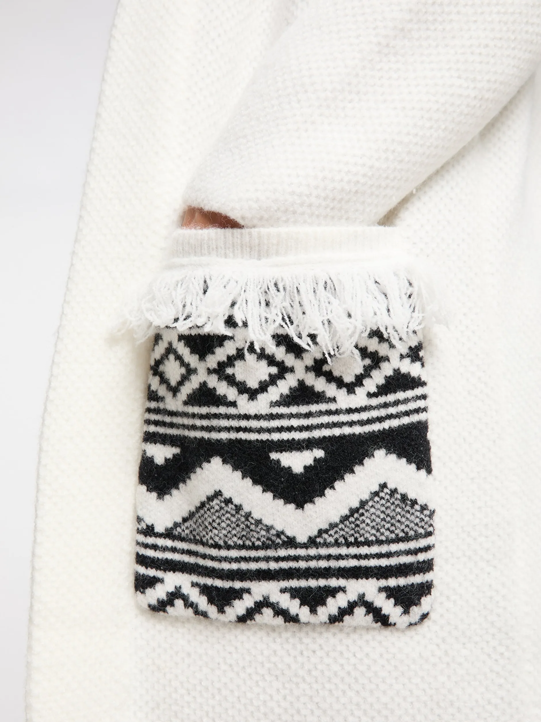 IZIA Damen Strickcardigan in weiß