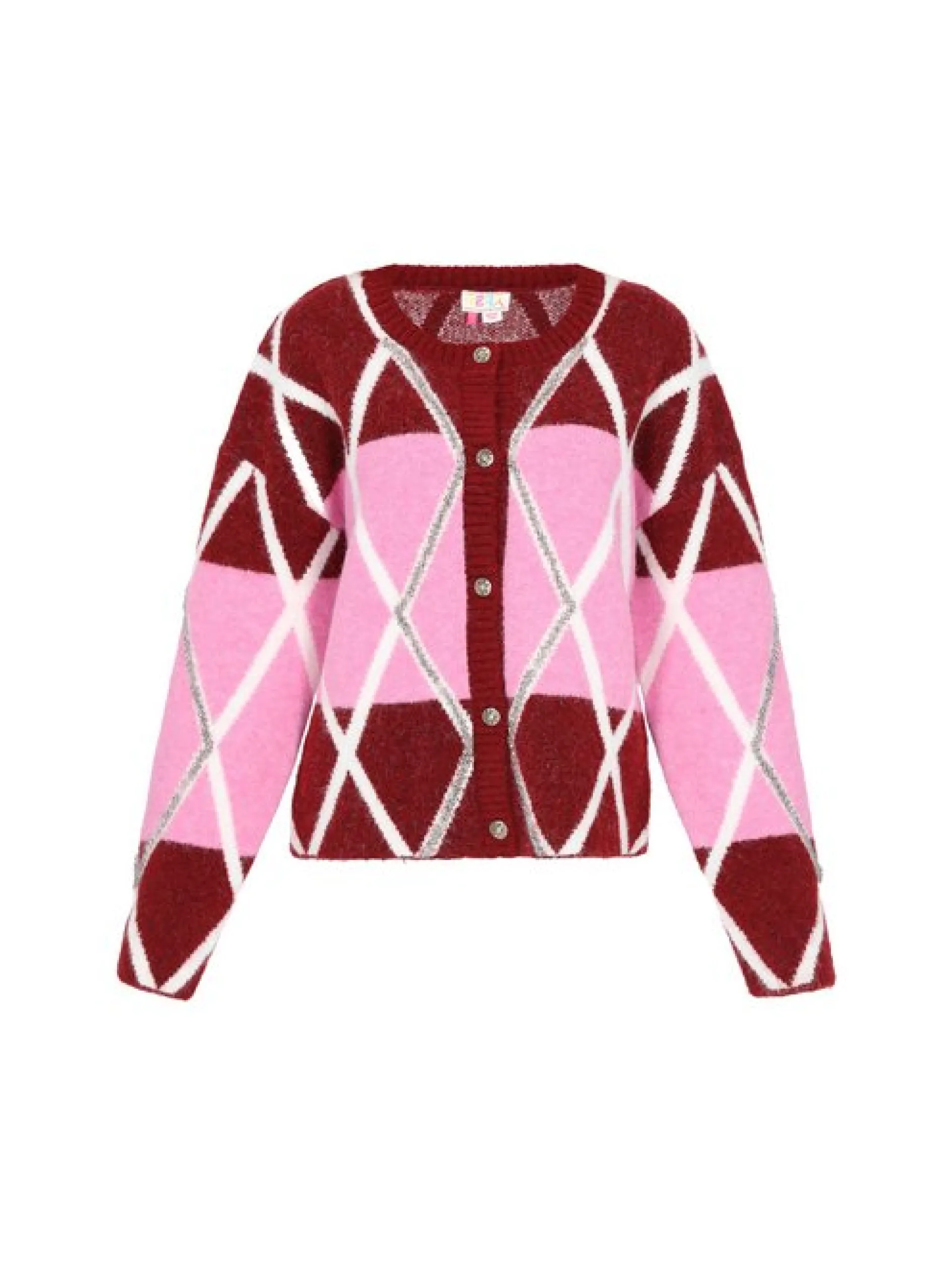 IZIA Damen Strickjacke in bordeaux