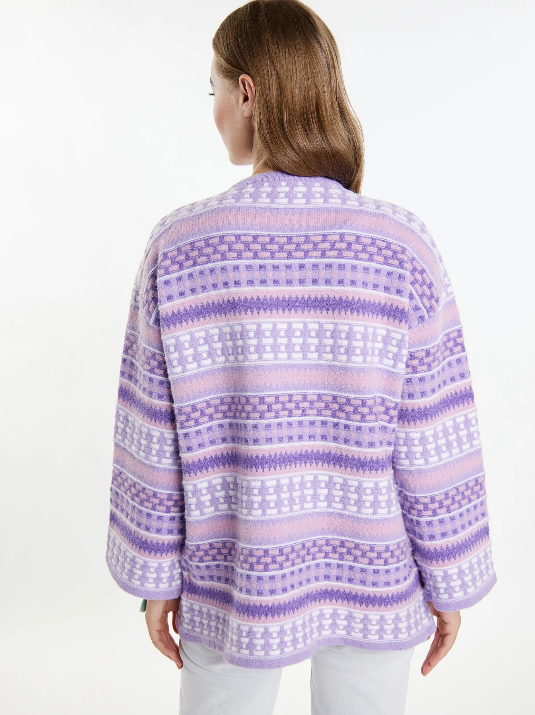 IZIA Damen Strickjacke in flieder