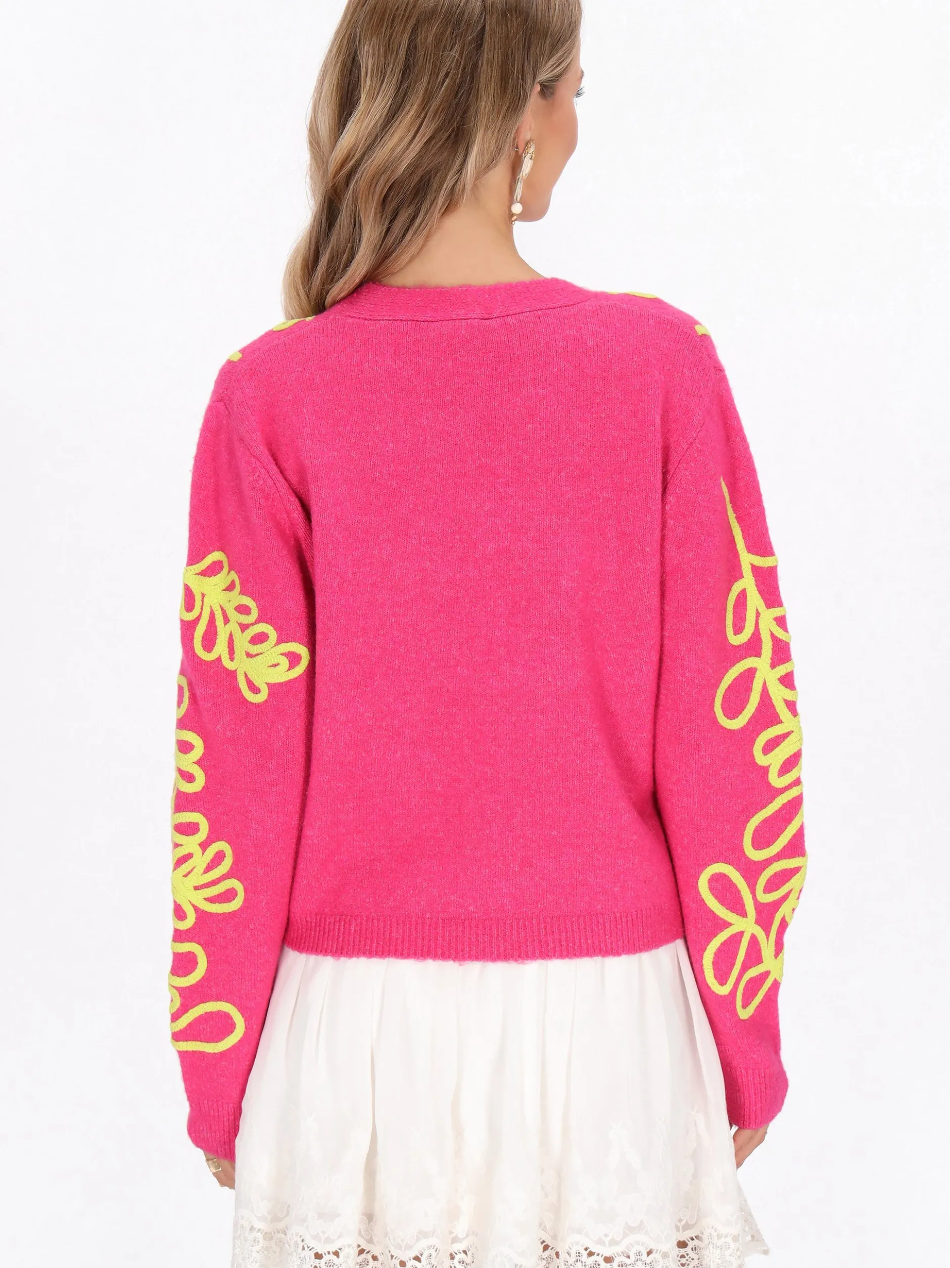 IZIA Damen Strickjacke in pink
