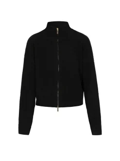 IZIA Damen Strickjacke in schwarz