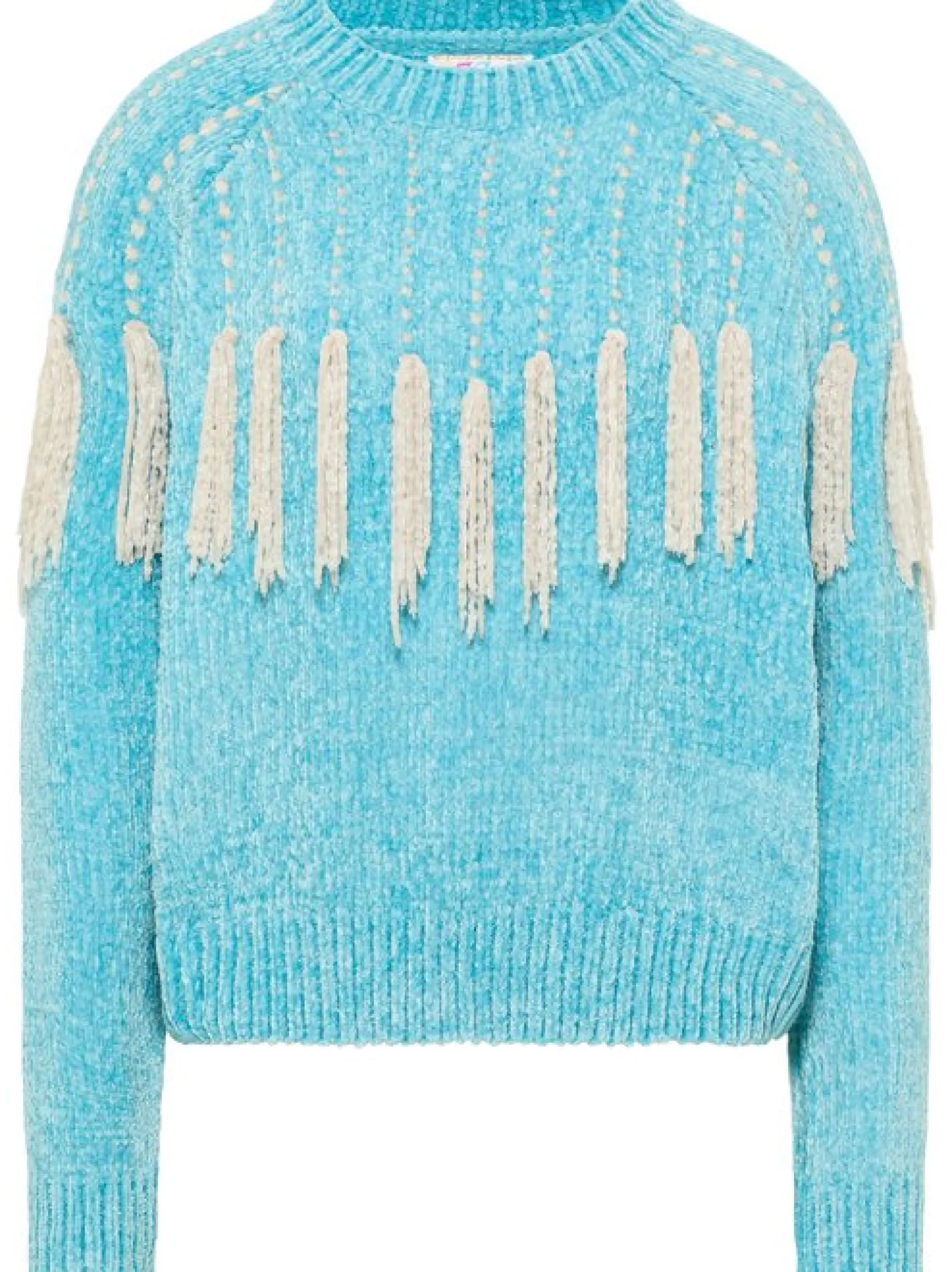 IZIA Damen Strickpullover in türkis