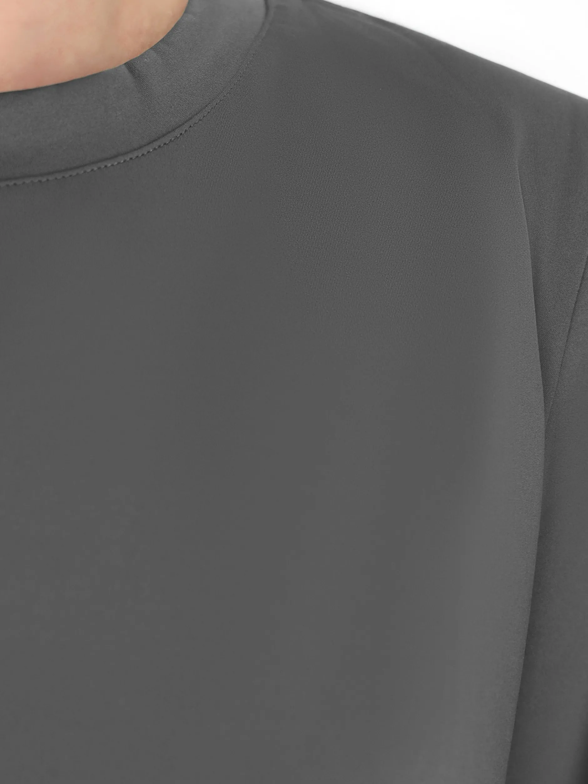 IZIA Damen T-Shirt in grau - Ausschnitt: Rundhals