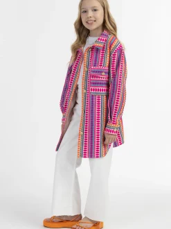 IZIA Mädchen Hemdjacke in pink