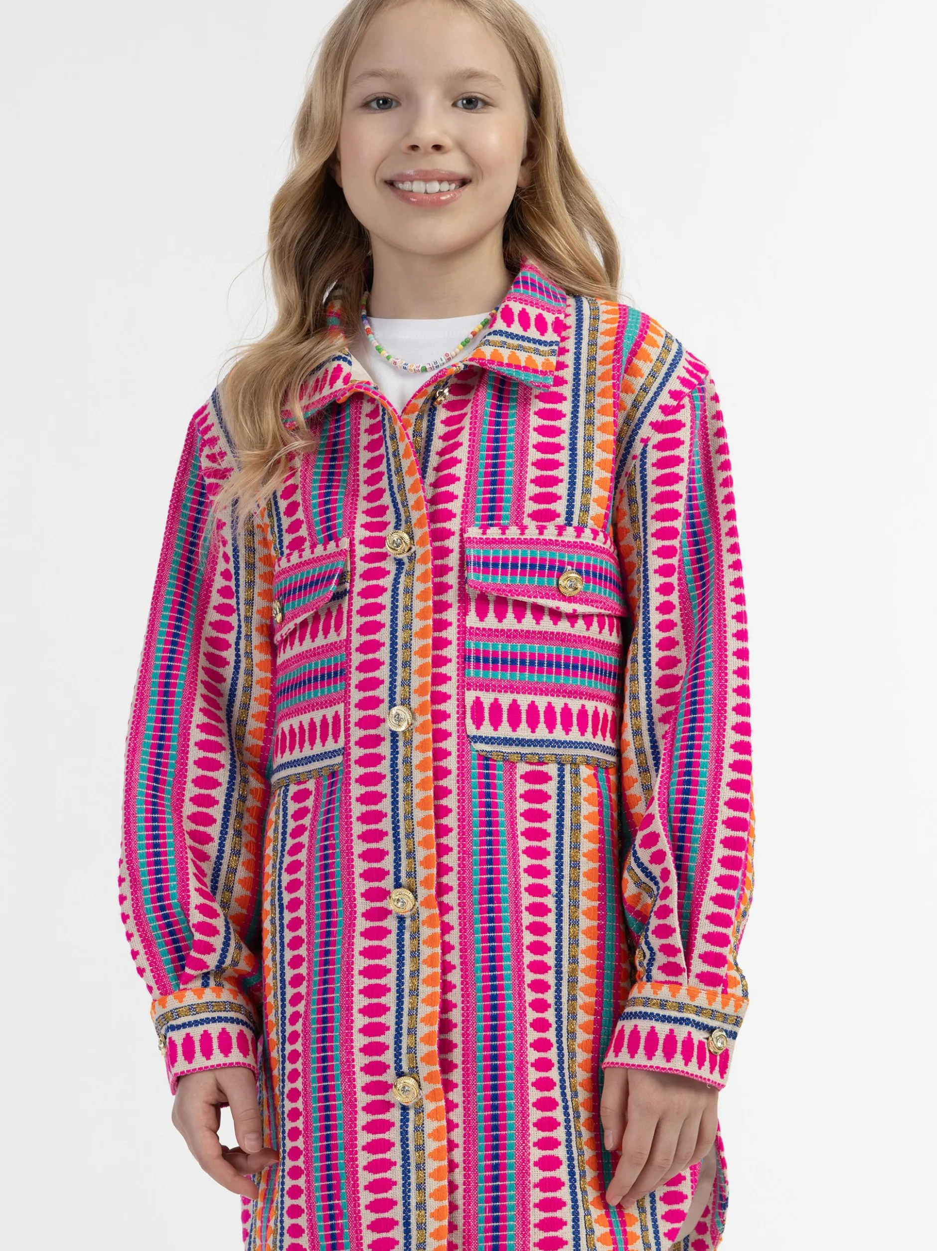IZIA Mädchen Hemdjacke in pink