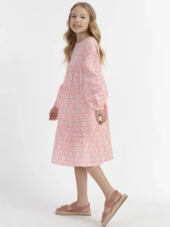 IZIA Mädchen Sommerkleid in pink - Ausschnitt: Rundhals