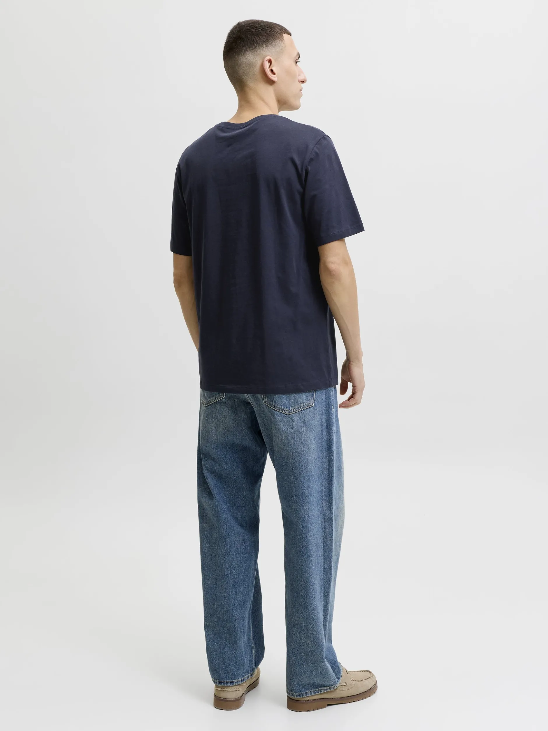 Jack & Jones Damen T-Shirt in marine mehrfarbig