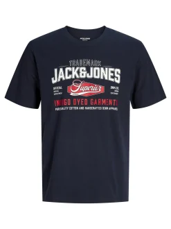 Jack & Jones Damen T-Shirt in marine mehrfarbig