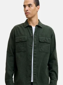 Jack & Jones Herren Hemdjacke - 2er Pack Charge in grün