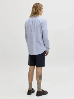 Jack & Jones Herren Hemd - JJESummer in indigo weiß