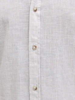 Jack & Jones Herren Hemd - JJESummer in taupe weiß