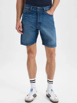 Jack & Jones Herren Jeans-Shorts - JJItony in medium stone