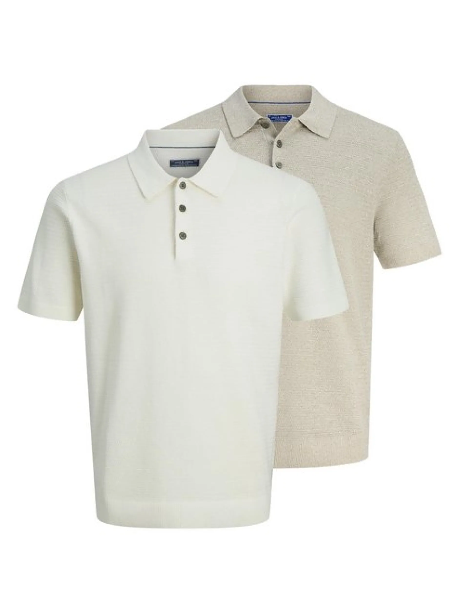Jack & Jones Herren Poloshirt - 2er Pack Bluriley in blau