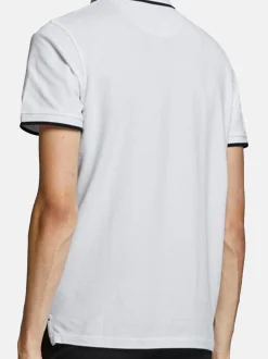 Jack & Jones Herren Poloshirt - 2er Pack Paulos - Slim Fit in weiß
