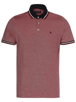 Jack & Jones Herren Poloshirt - JJEPaulos in rot