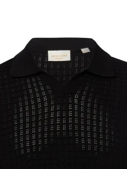 Jack & Jones Herren Poloshirt - JORnantucket in schwarz