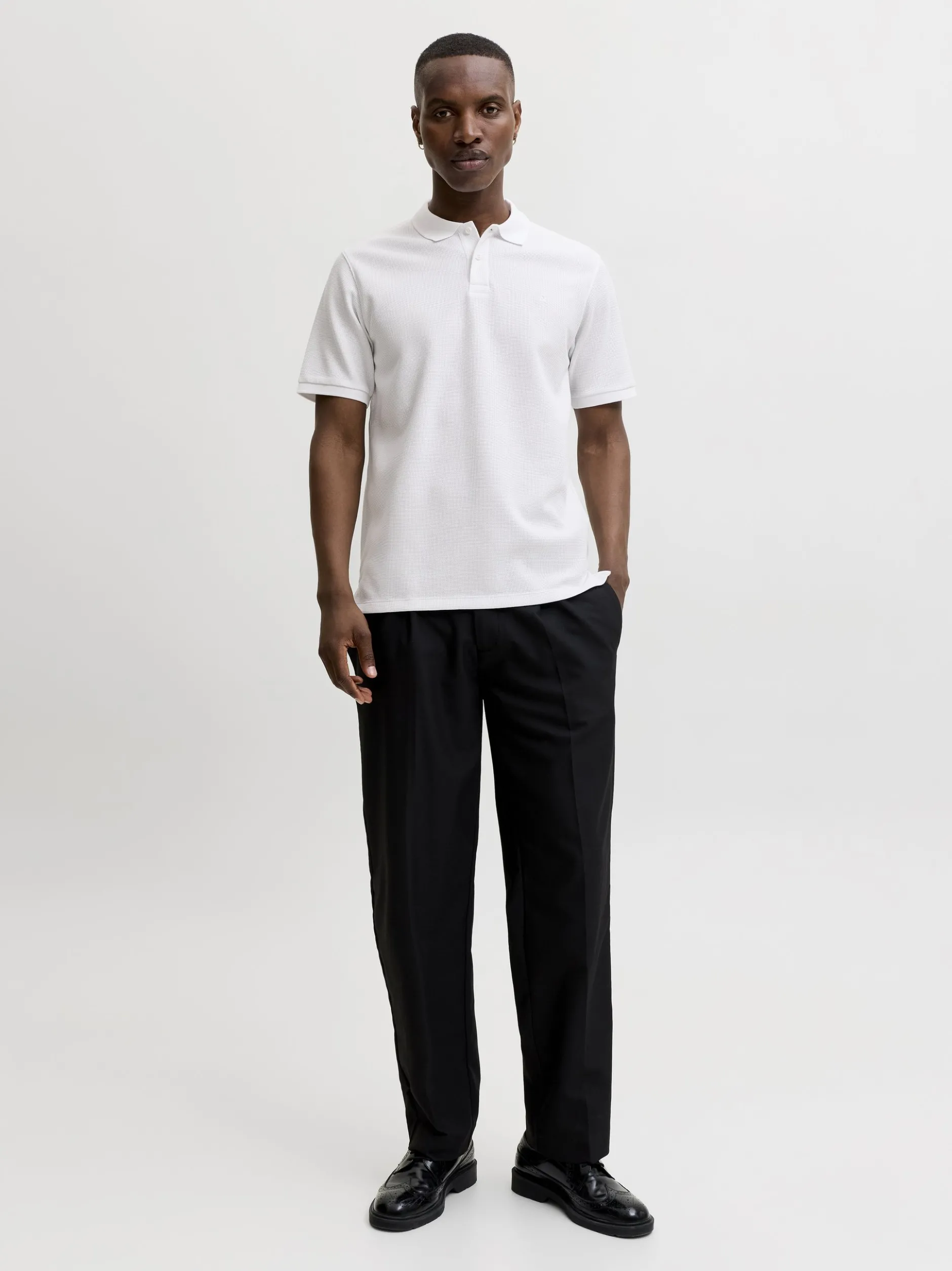 Jack & Jones Herren Poloshirt - JJEaustin in weiß