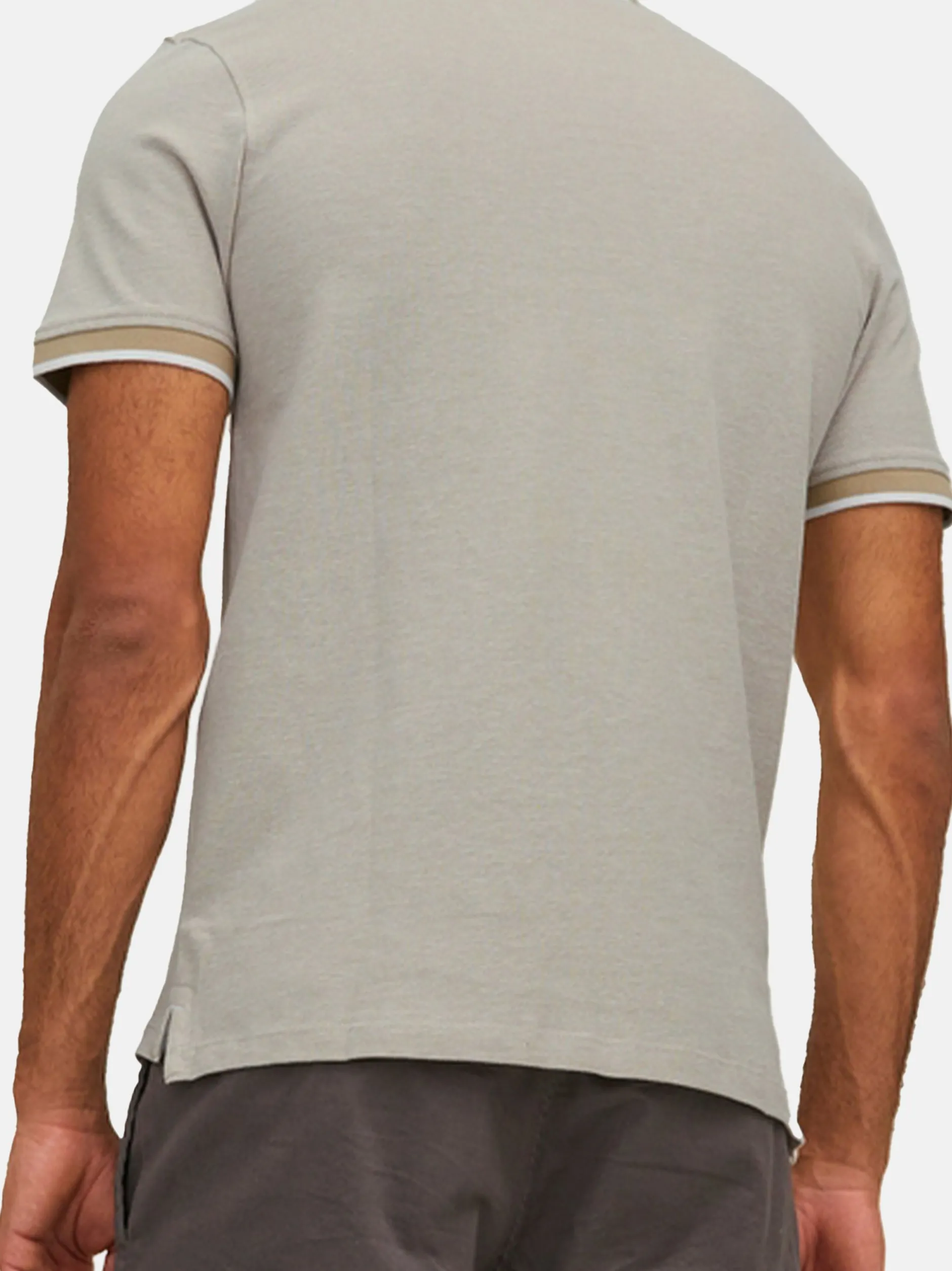 Jack & Jones Herren Poloshirt - Paulos - Slim Fit in beige