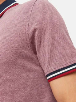Jack & Jones Herren Poloshirt - Paulos - Slim Fit in rot