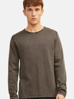 Jack & Jones Herren Pullover im 2er-Pack Leo in braun marine