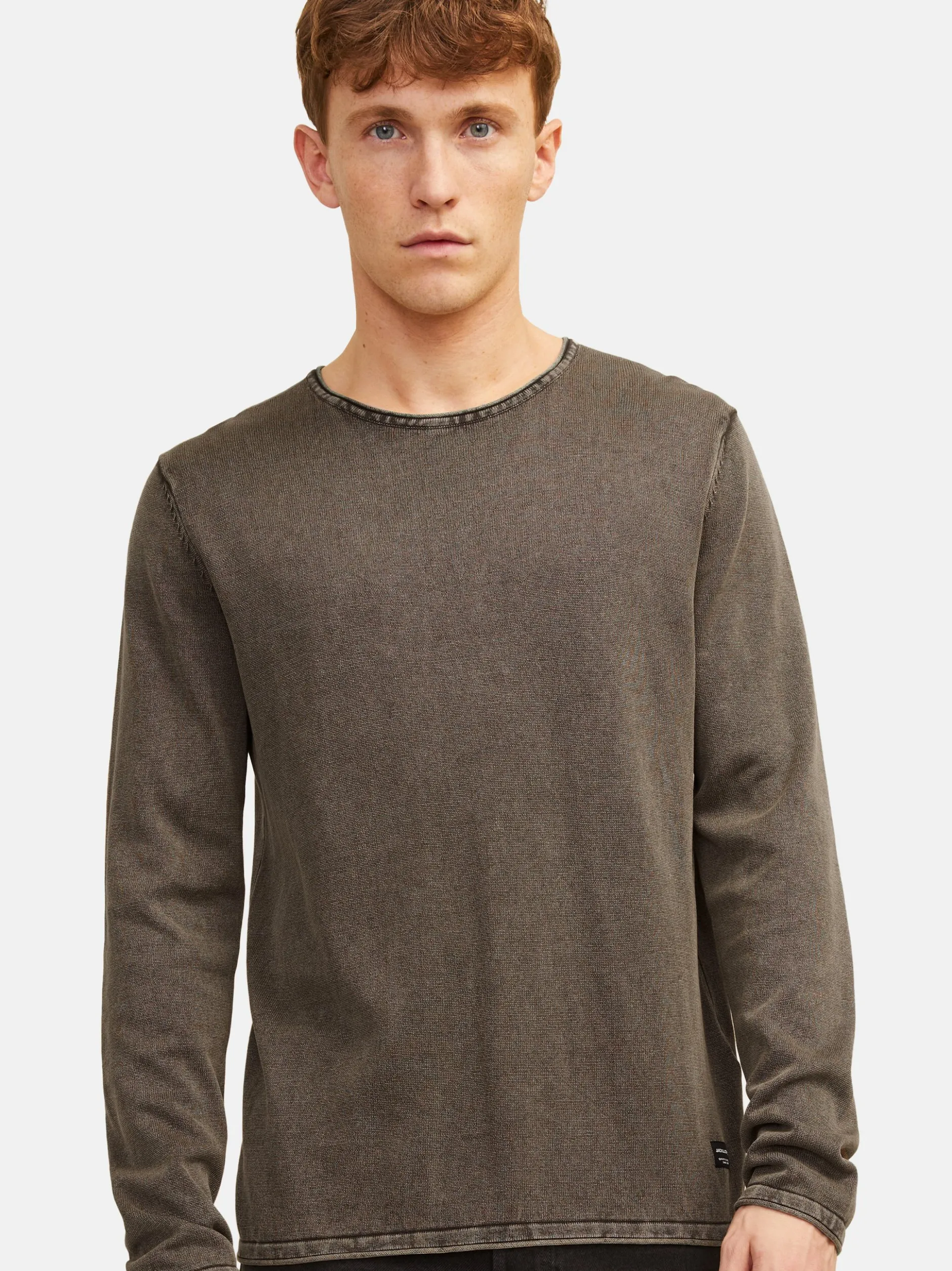 Jack & Jones Herren Pullover im 2er-Pack Leo in braun marine