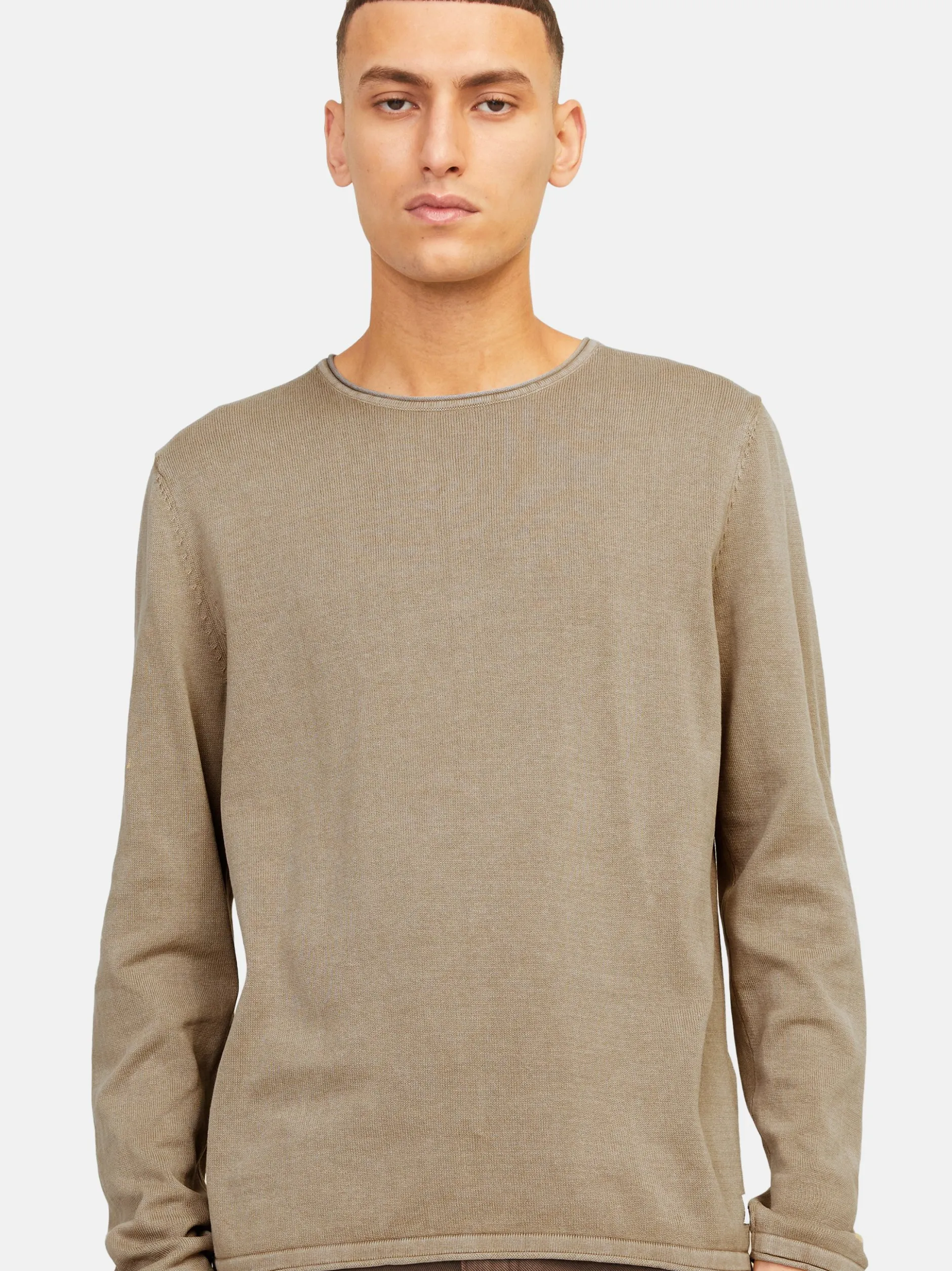 Jack & Jones Herren Pullover - Leo in beige