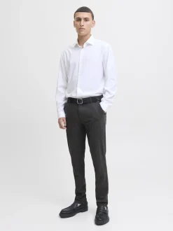 Jack & Jones Herren Stoffhose - JPSTMarco Bowie in anthrazit